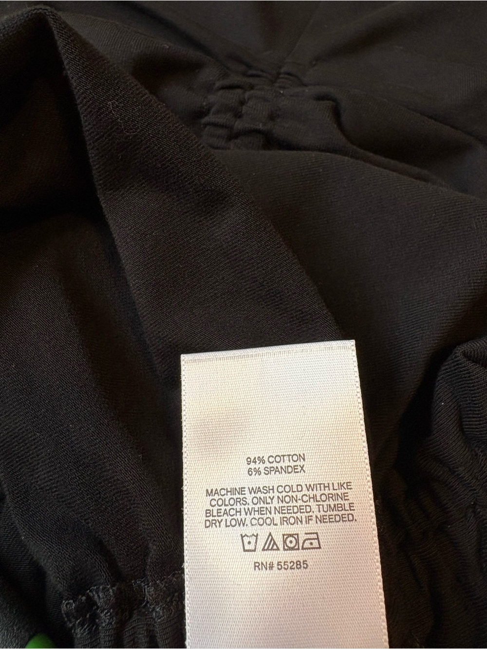 Express Ruched Black Tank - Picture 5 of 6
